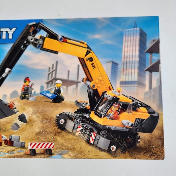 NEW Lego City Construction Excavator Toy Building Set 60420 Truck Playset 633-pi - Picture 14 of 14